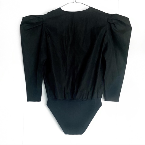 ZEYNEP ARCAY Puff Sleeve Wrap Bodysuit - Picture 8 of 8